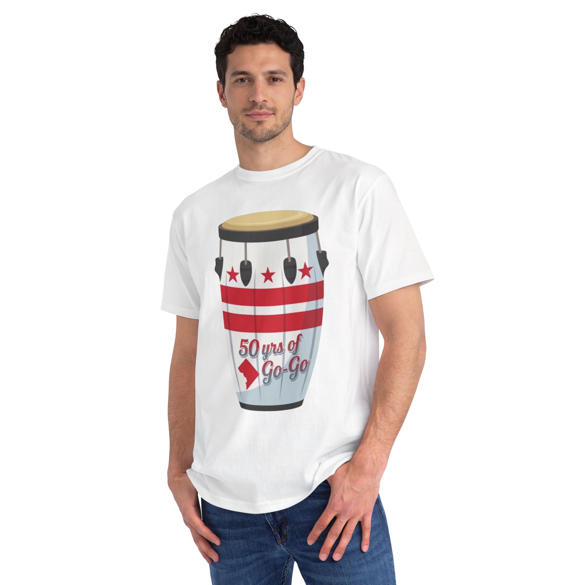 Conga Drum '50 Years of Go-Go' T-Shirt