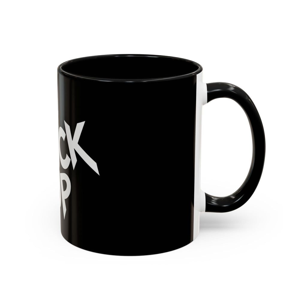 Wake the Phuck Up Coffee Mug   ( Funny Offensive Morning Mug, Bold Typography 11/15oz)