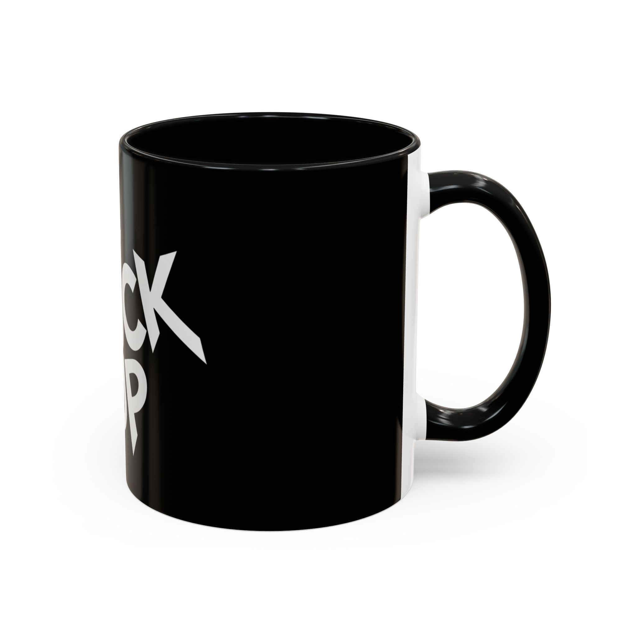 Wake the Phuck Up Coffee Mug   ( Funny Offensive Morning Mug, Bold Typography 11/15oz)