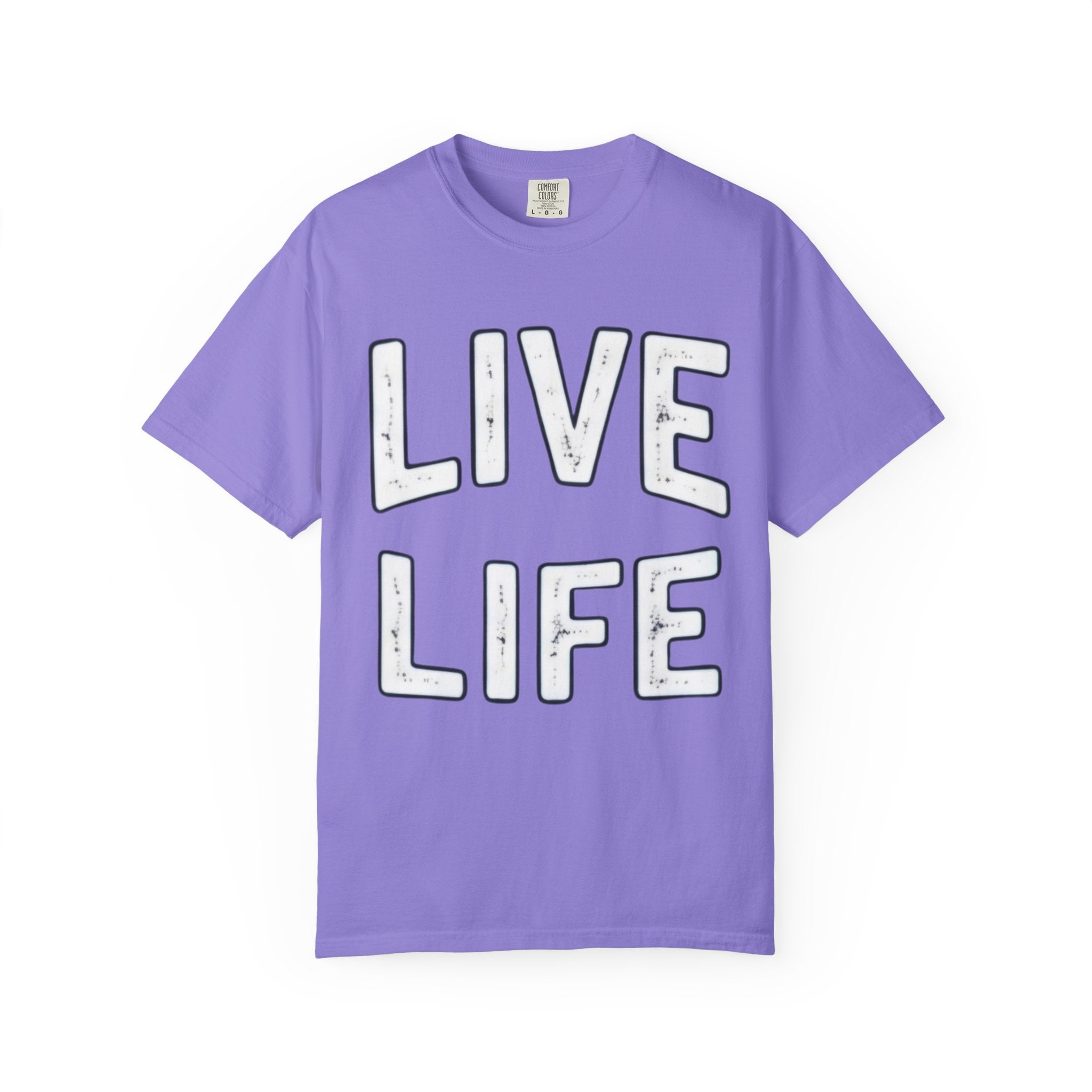Live Life T-Shirt (White letttering)