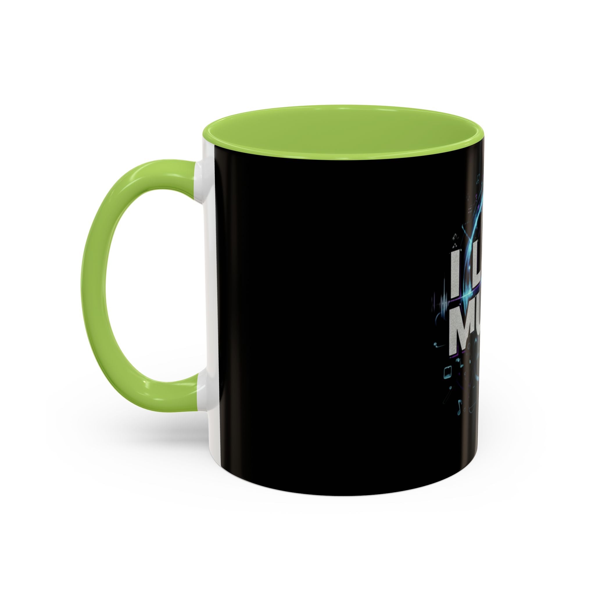 I Love Music Accent Coffee Mug  (11/15 oz)