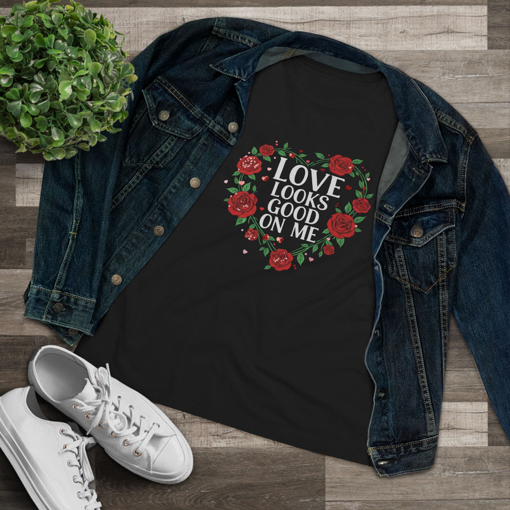 Love Looks Good On Me Floral Tee