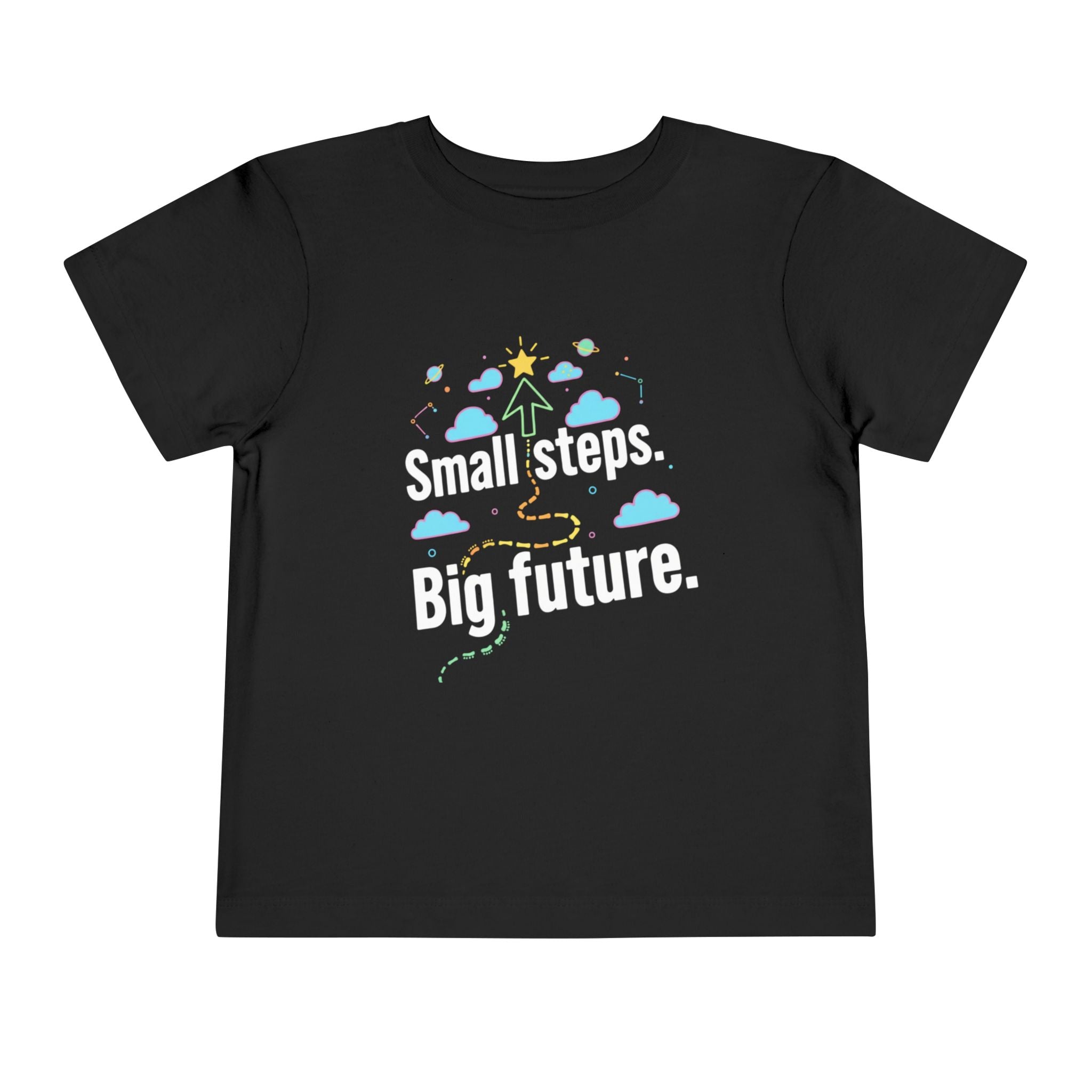 "Small Steps. Big Future." (Motivational Kids Shirt)