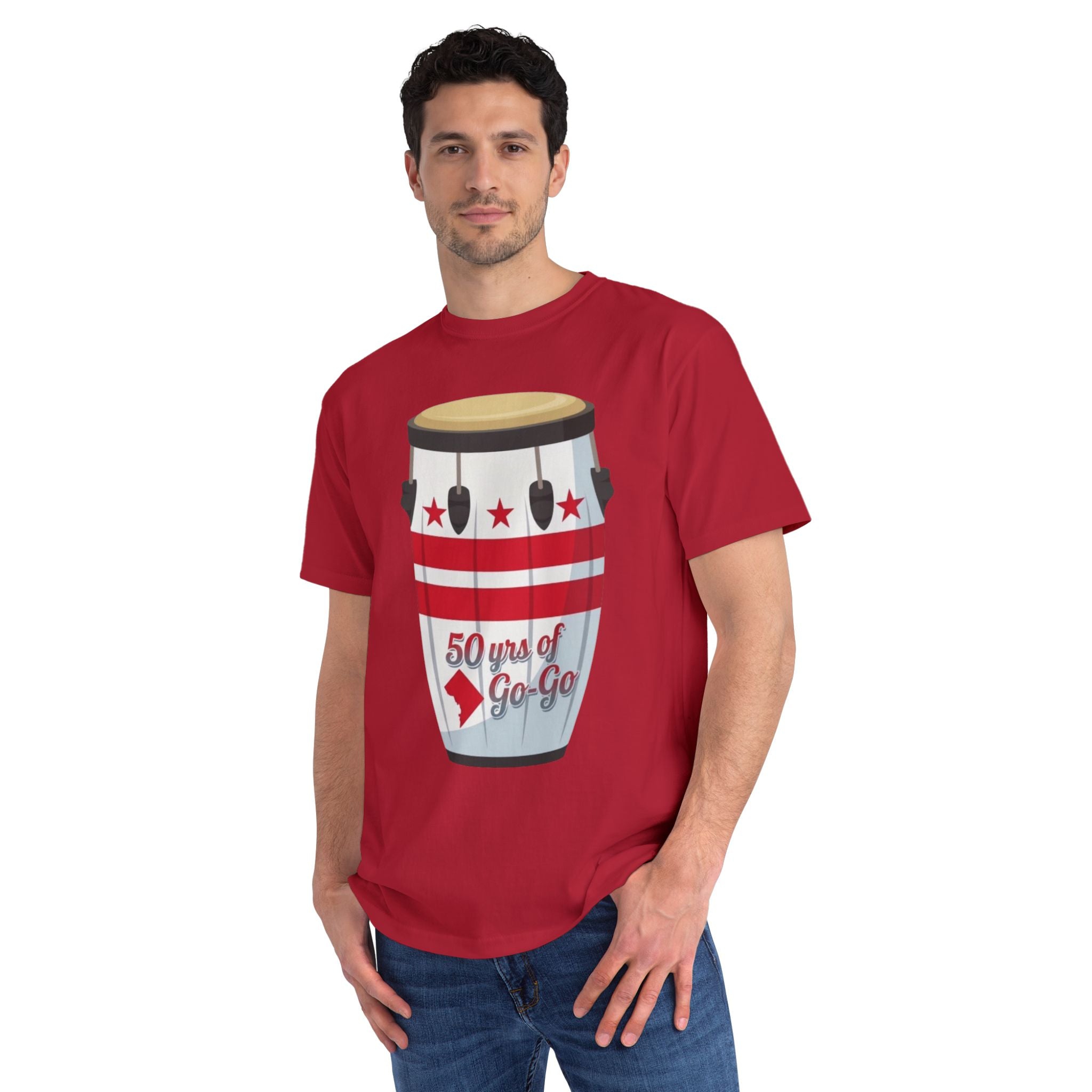 Conga Drum '50 Years of Go-Go' T-Shirt