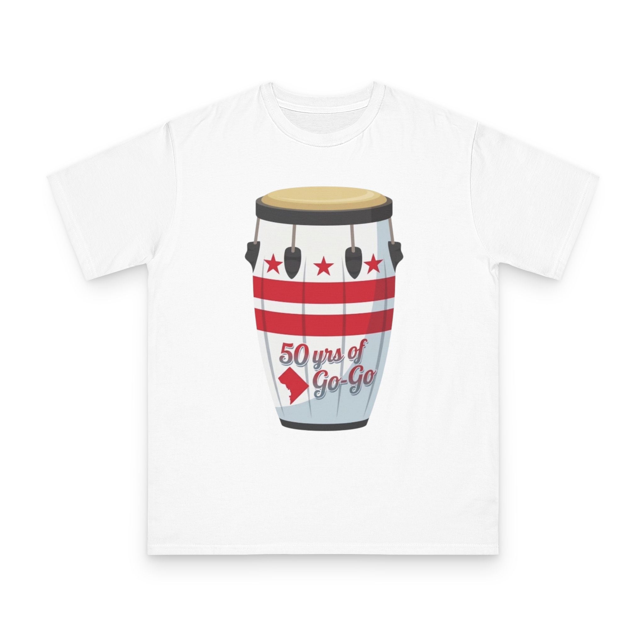 Conga Drum '50 Years of Go-Go' T-Shirt