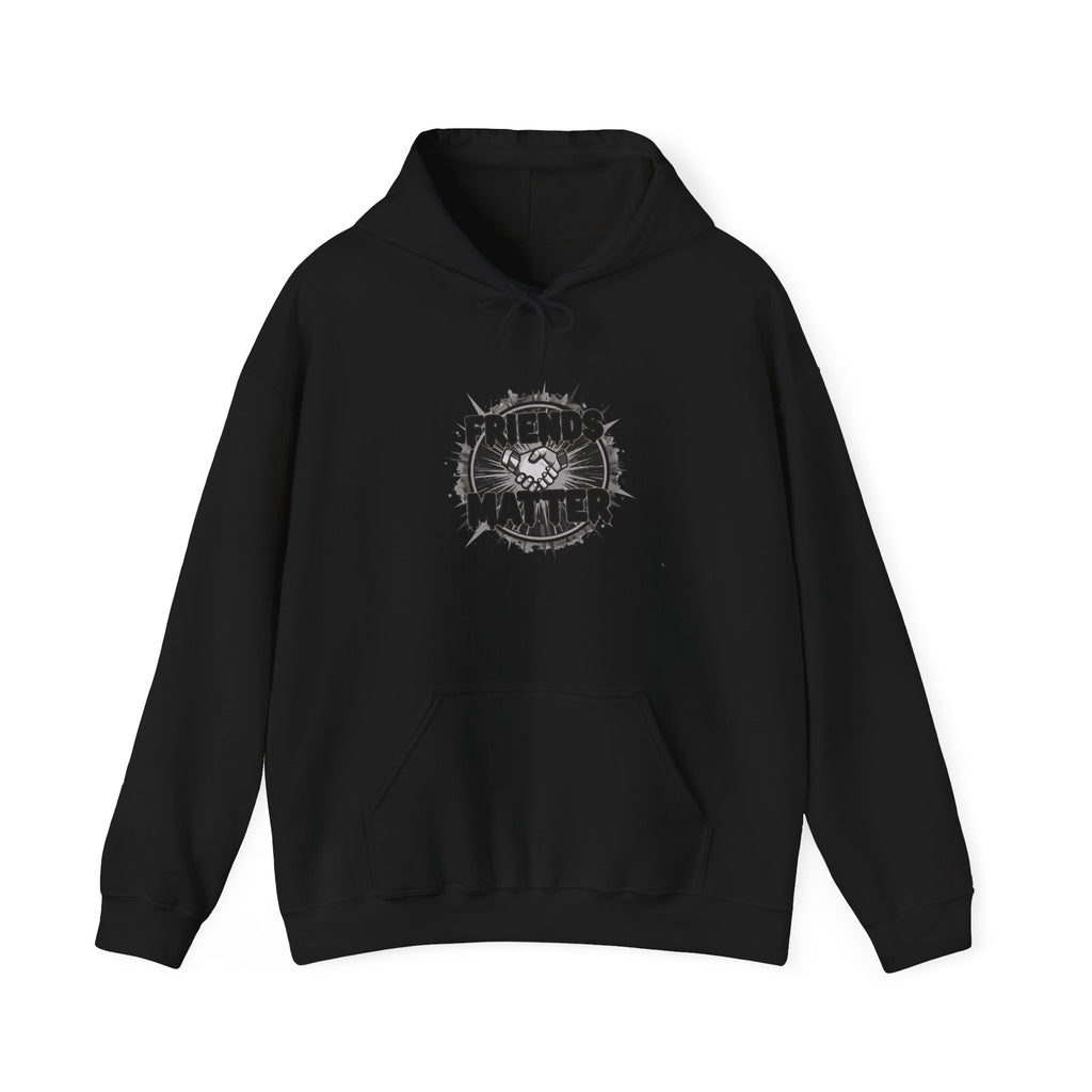 Friends Matter Hoodie (Handshake Graphic Sweatshirt)