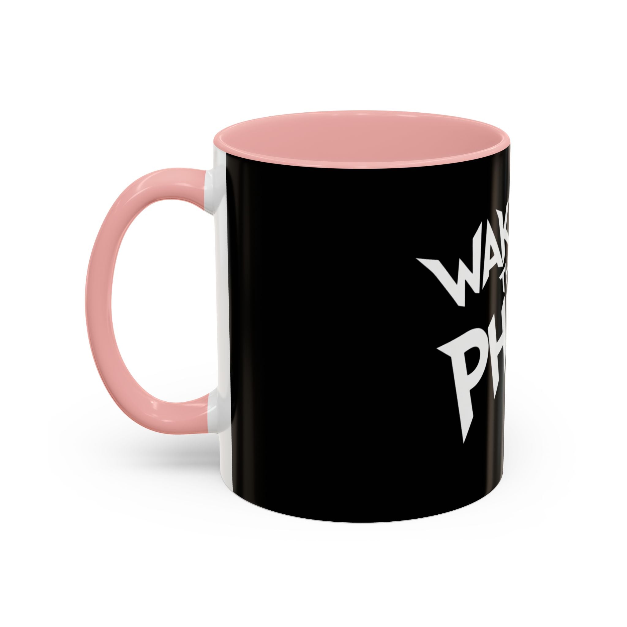 Wake the Phuck Up Coffee Mug   ( Funny Offensive Morning Mug, Bold Typography 11/15oz)