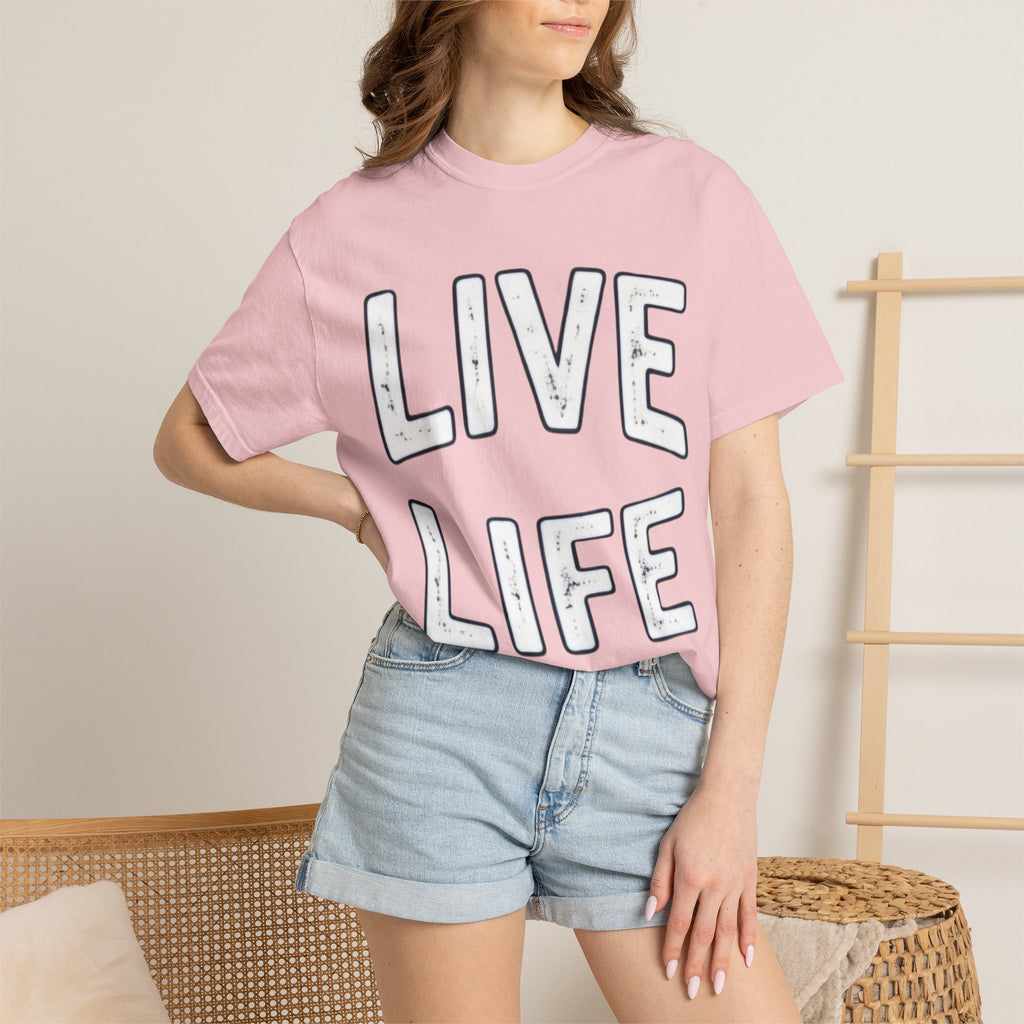Live Life T-Shirt (White letttering)