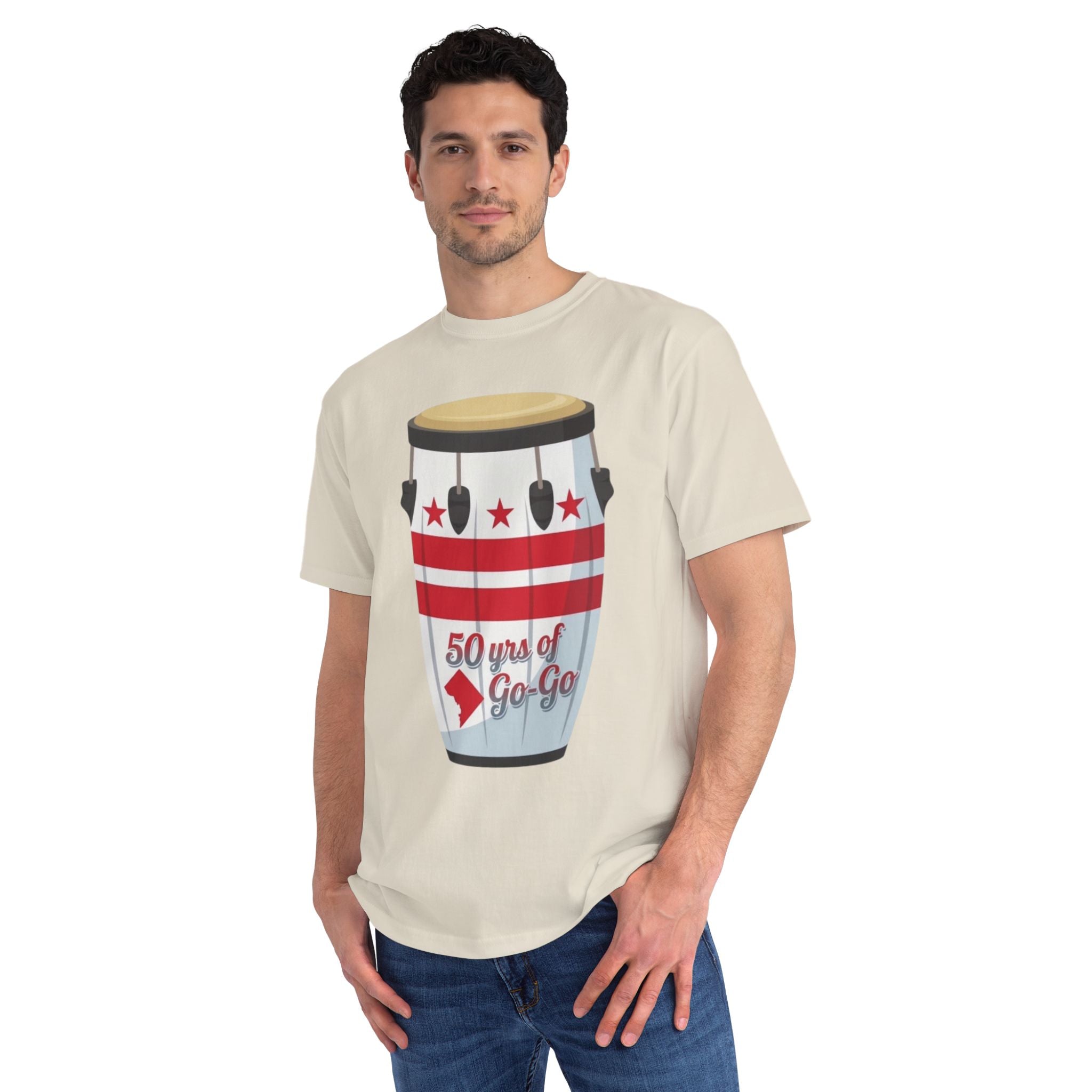 Conga Drum '50 Years of Go-Go' T-Shirt