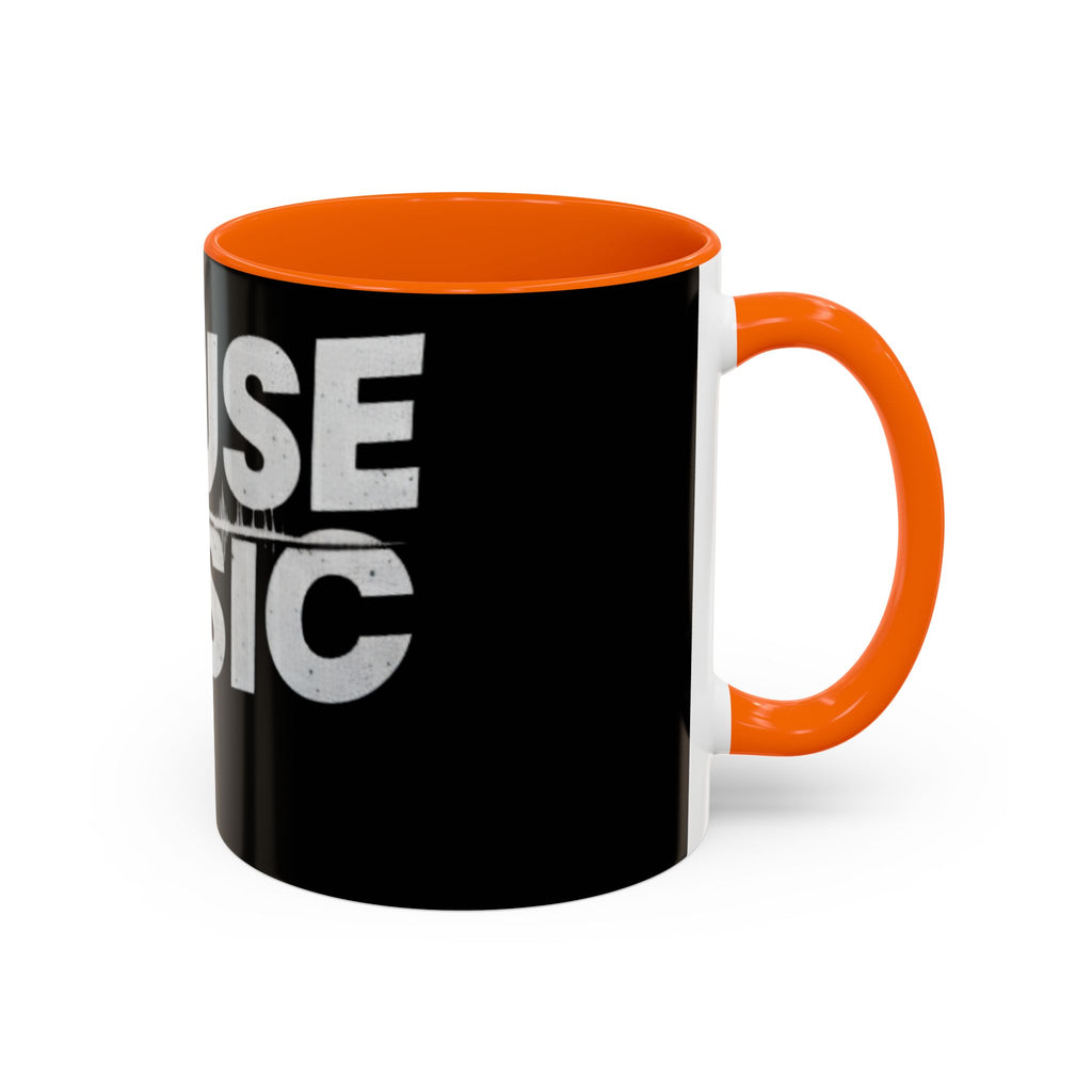 House Music Coffee Mug (Black DJ Turntable Design 11/15oz)