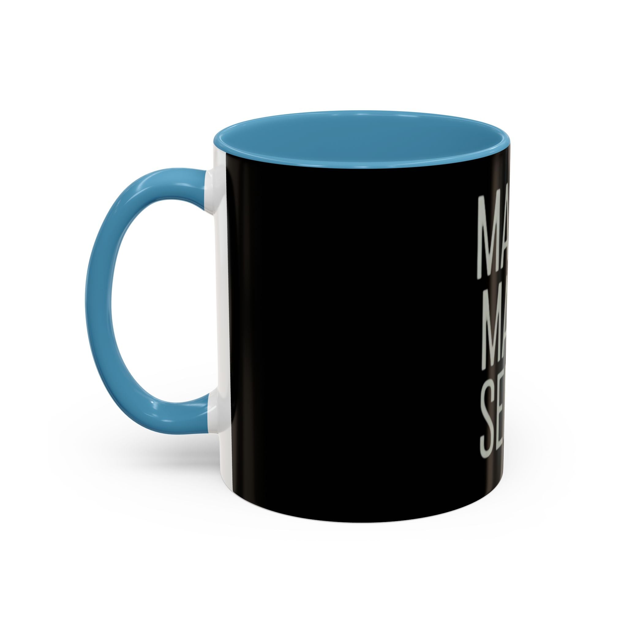 Make It Make Sense Mug — Black Accent Coffee Mug with Bold Typography (11/15 oz)