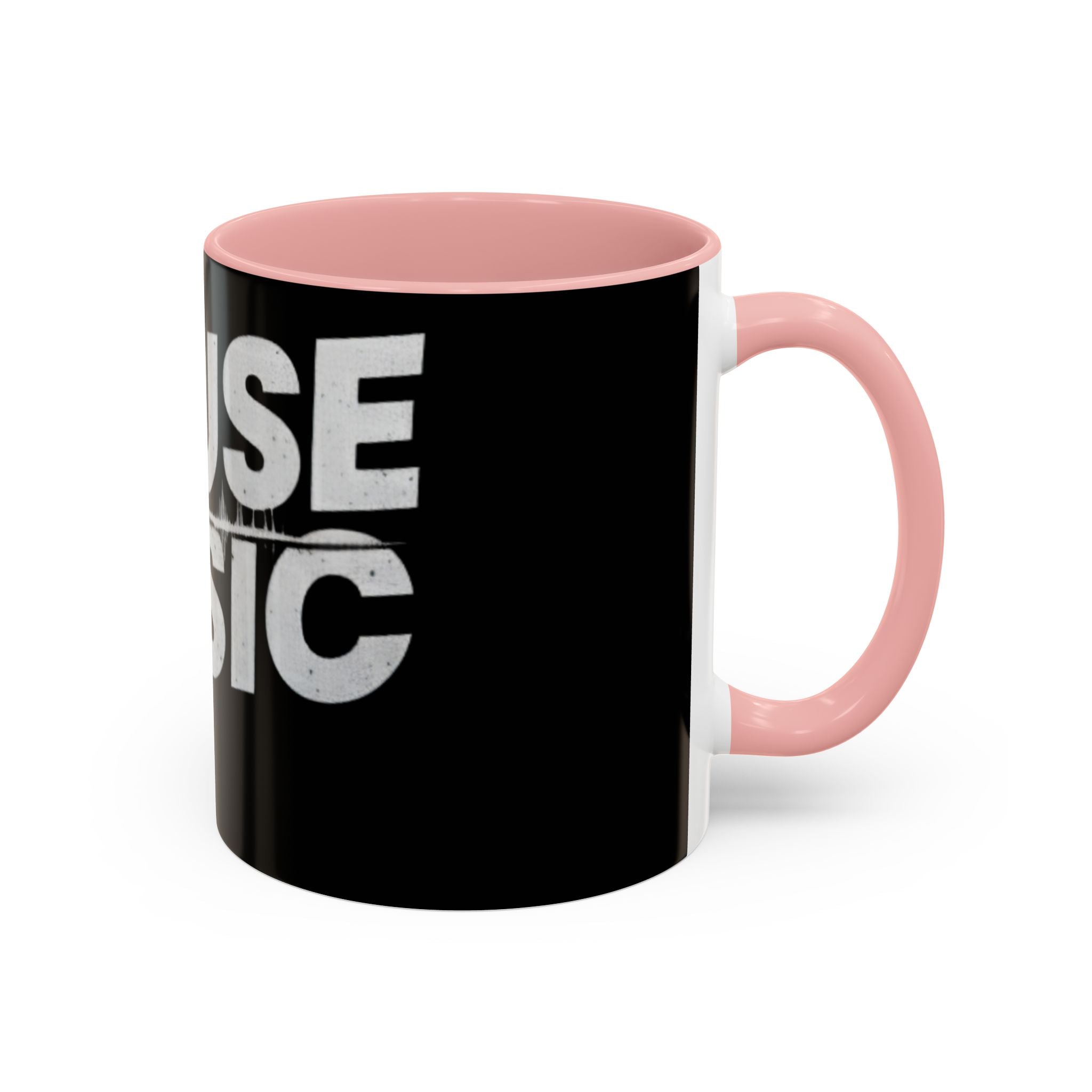 House Music Coffee Mug (Black DJ Turntable Design 11/15oz)